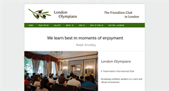 Desktop Screenshot of olympians.org.uk