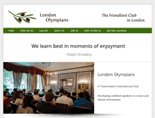 Tablet Screenshot of olympians.org.uk